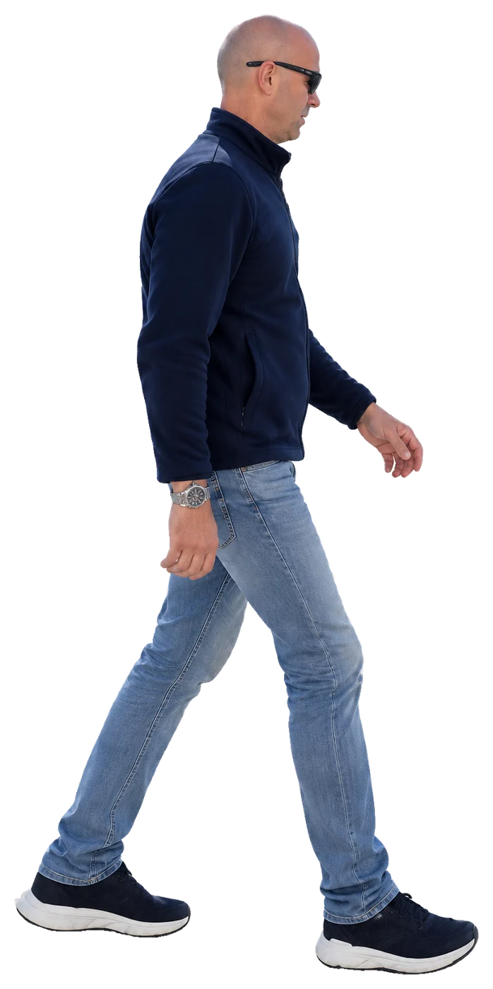 Dimitri Antonov caminando